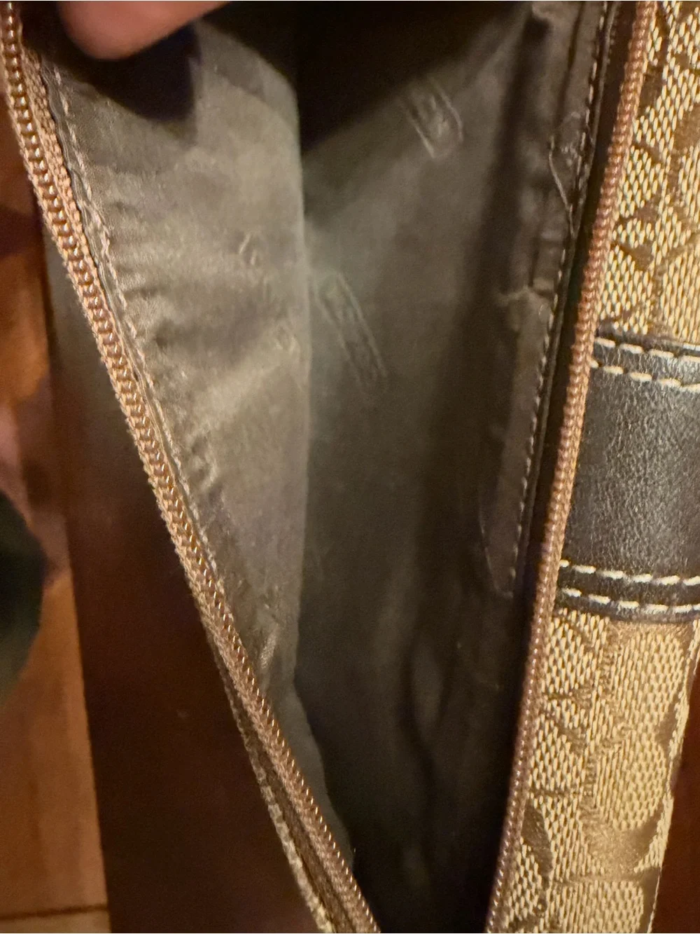 Coach canvas wallet